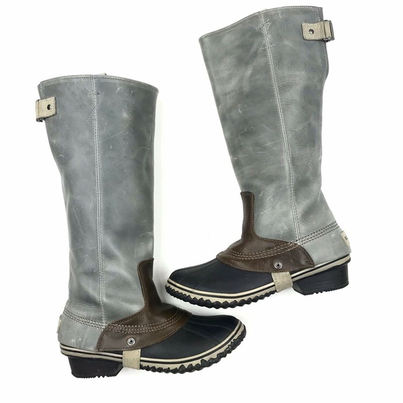 Sorel Slimpack Tall Equestrian Boots Sz 10.5 - Picture 2 of 7